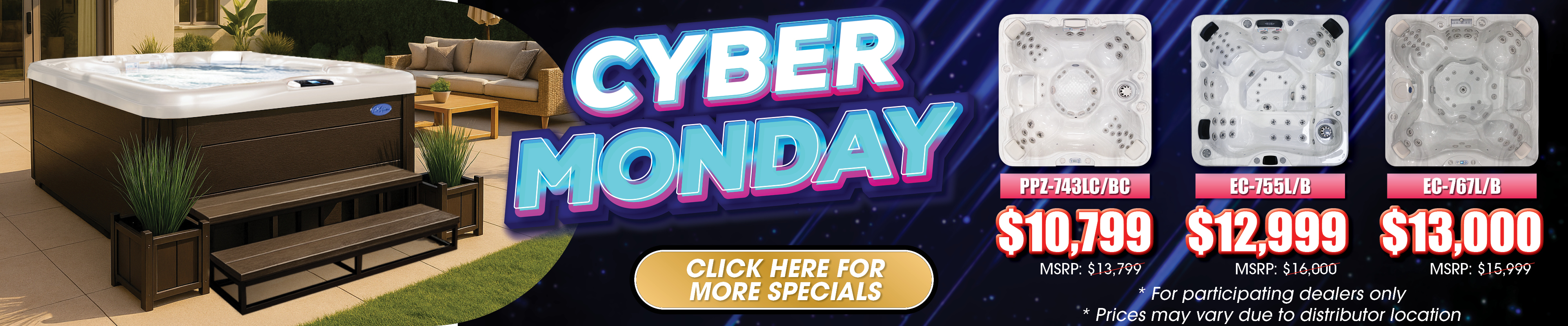 Calspas hot tub being used in a family setting - Hanford